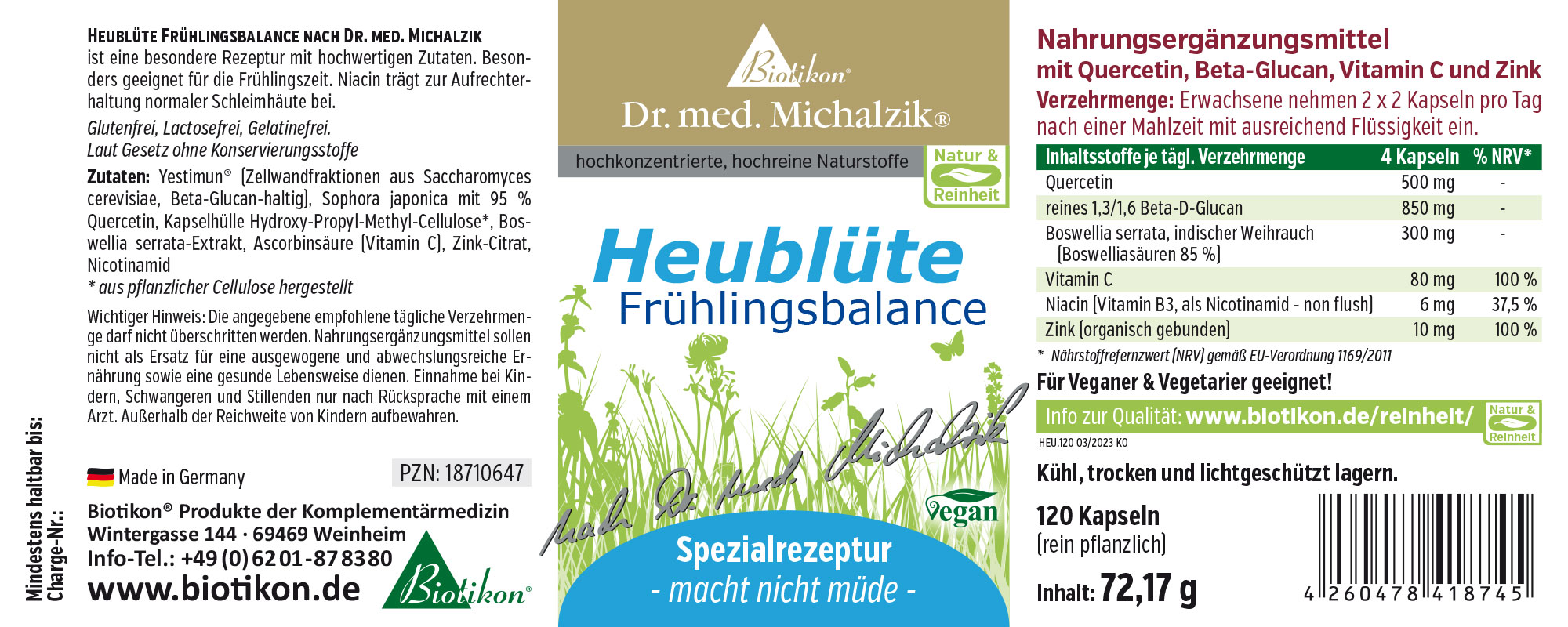 Heublüte Frühlingsbalance