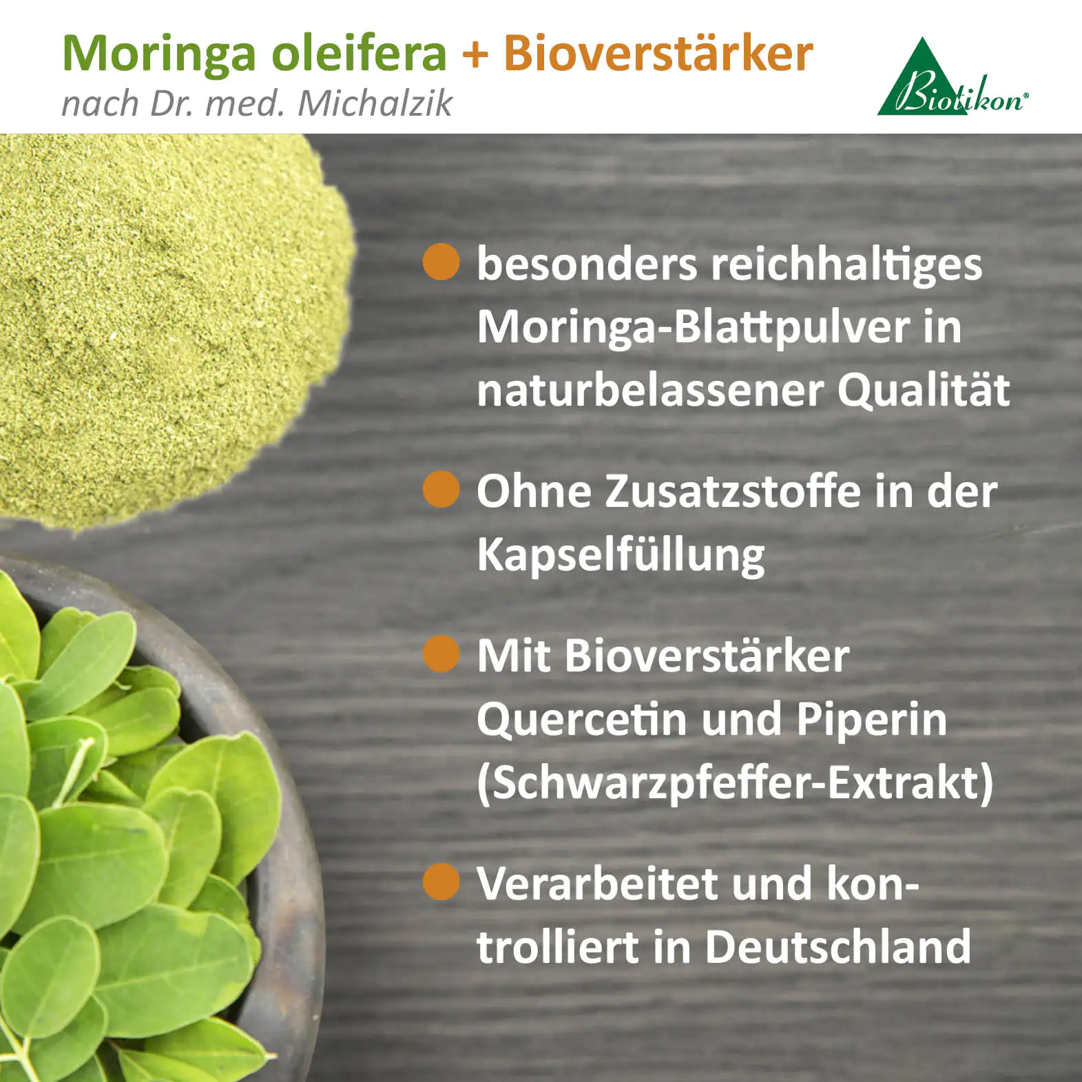 Moringa aus Teneriffa + Bioverstärker