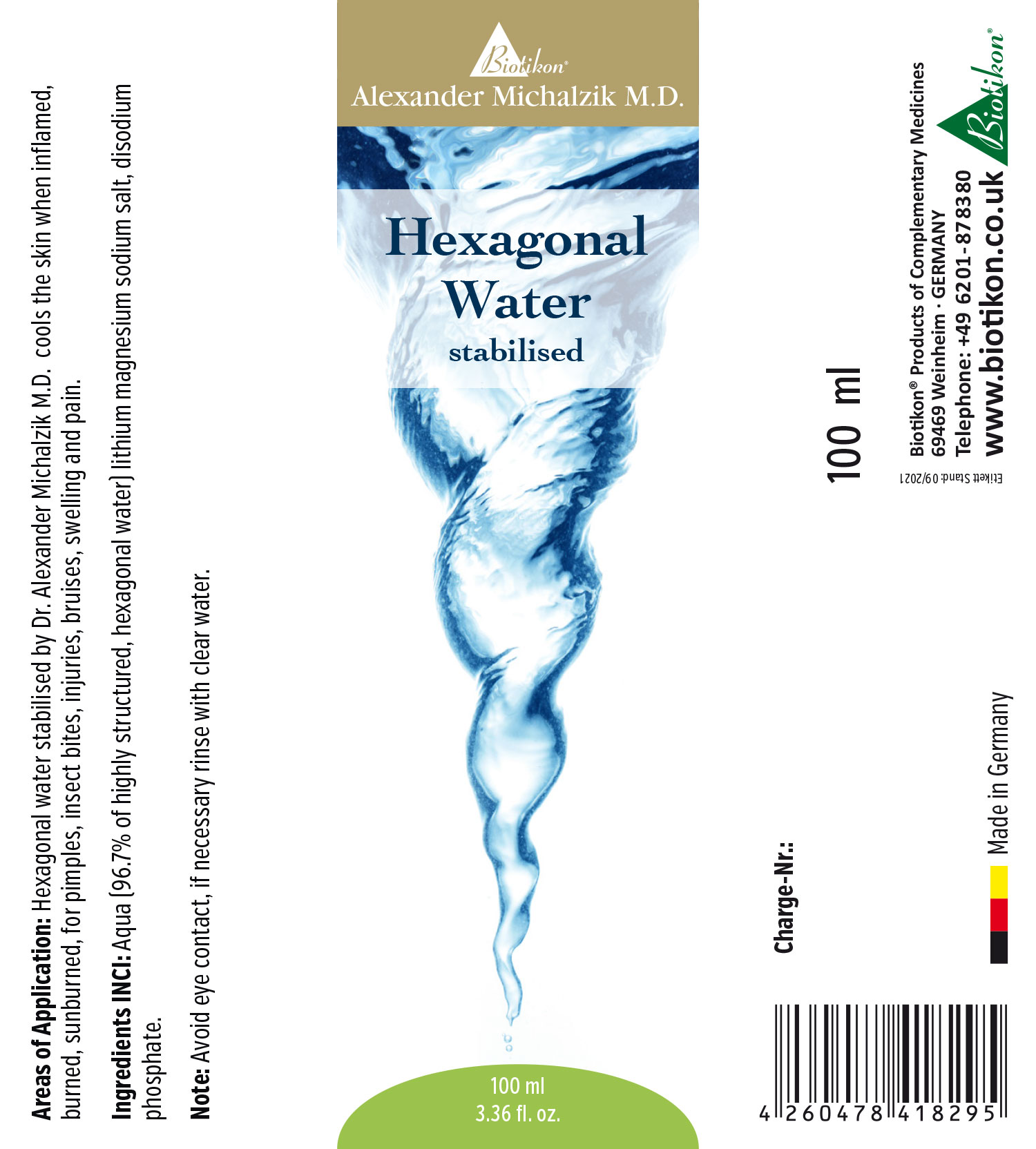 Hexagonal Water