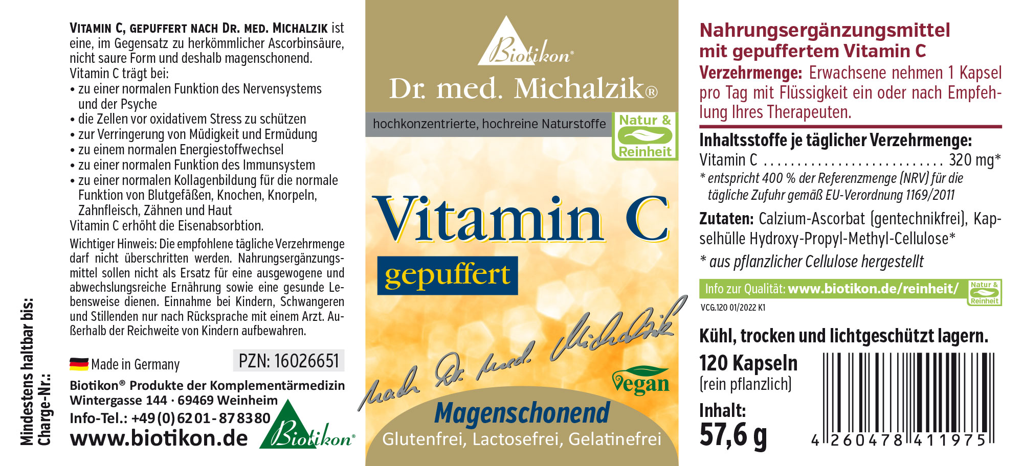 Vitamin C, gepuffert