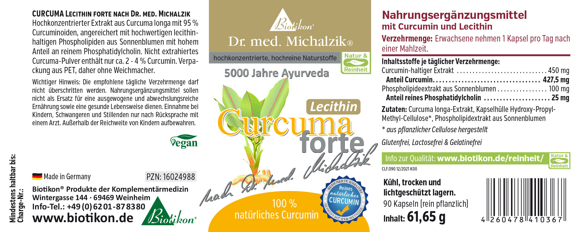 Curcuma Lecithin forte