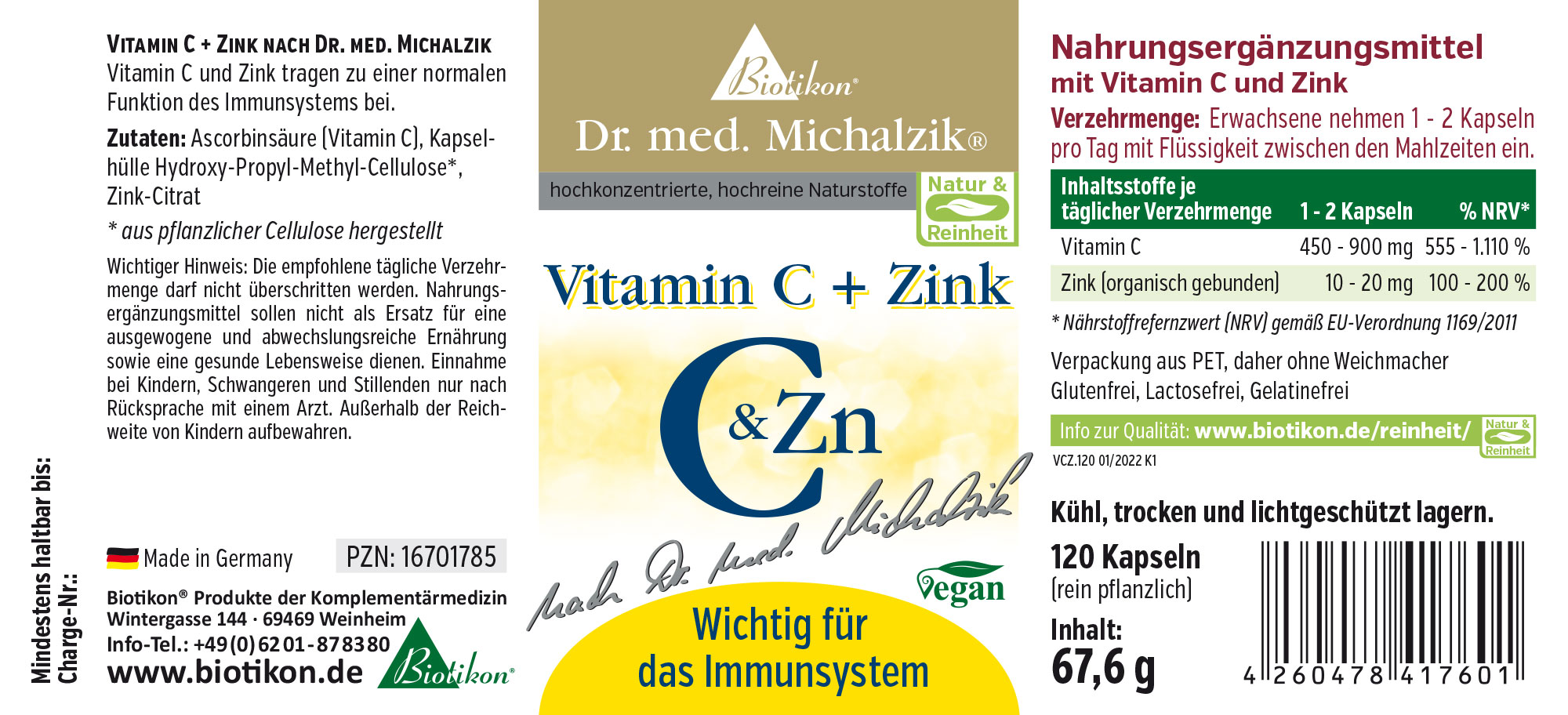 Vitamin C + Zink