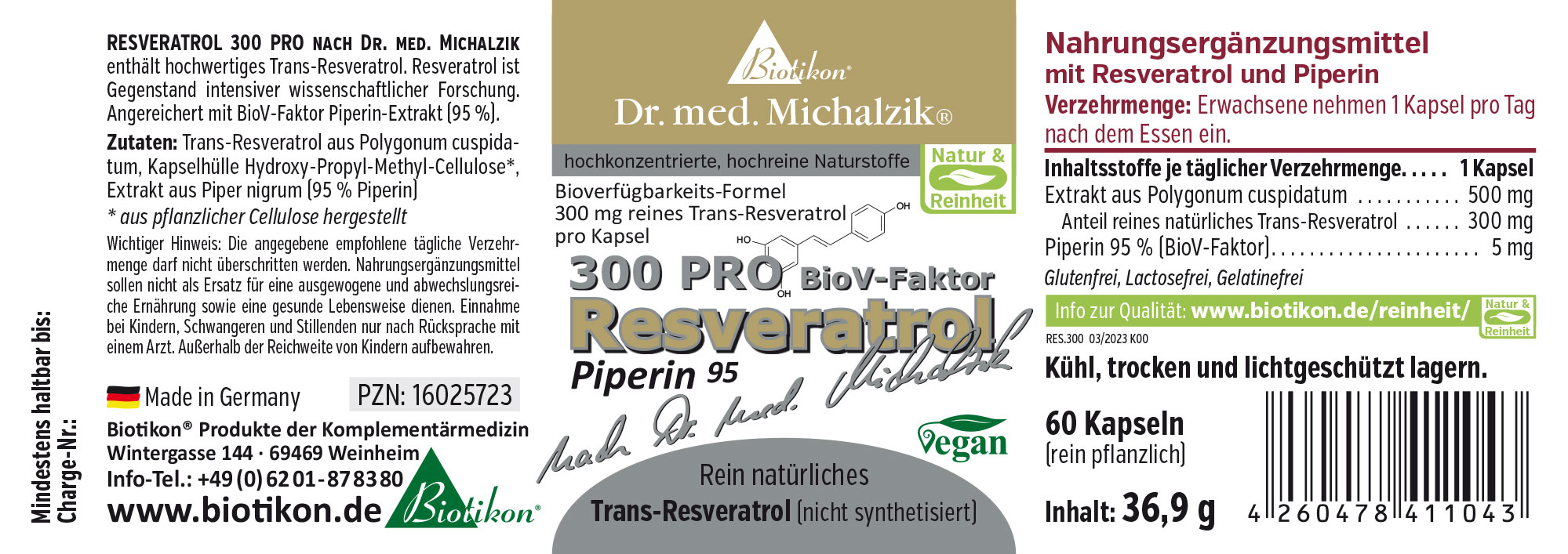 Resveratrol 300 PRO