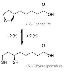 R-Alpha-Liponsaeure Strukturformel R-Alpha-Liponsaeure Strukturformel