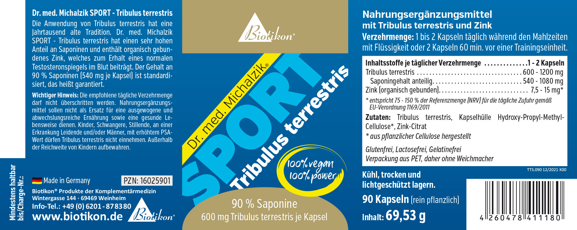 SPORT - Tribulus terrestris
