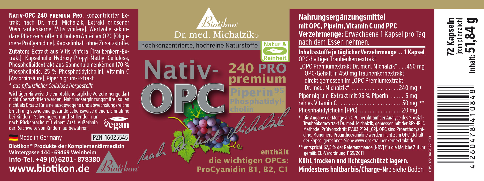 OPC Premium Piperin PRO