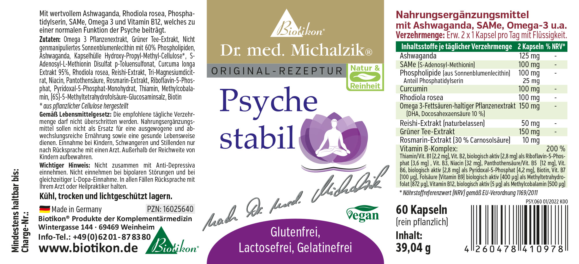 Psyche stabil