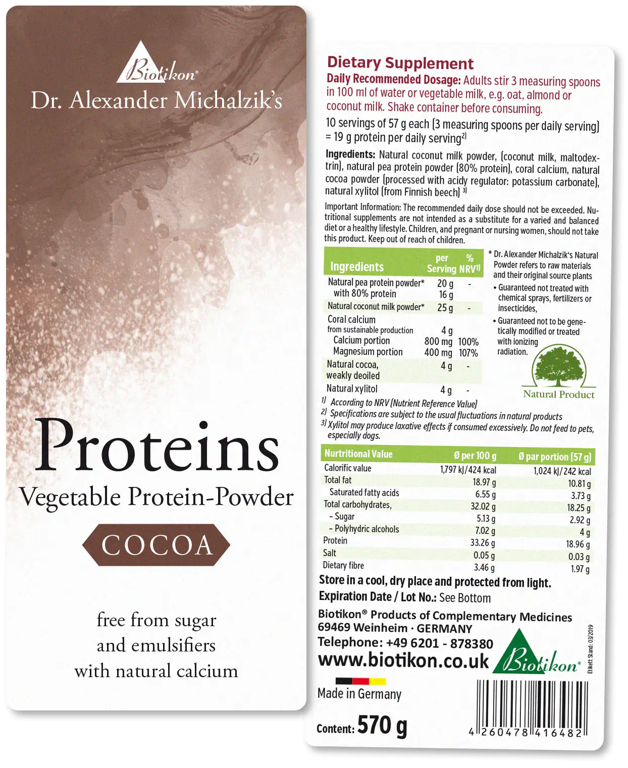 Proteine - 2er‑Pack
