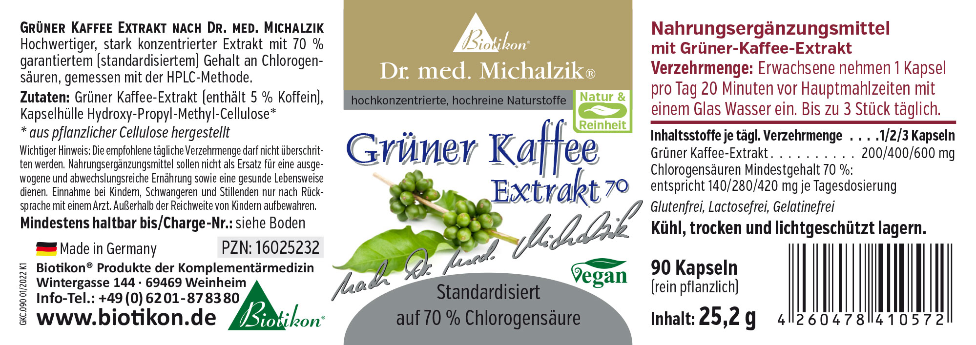 Grüner Kaffee & Ling Zhi (Reishi)