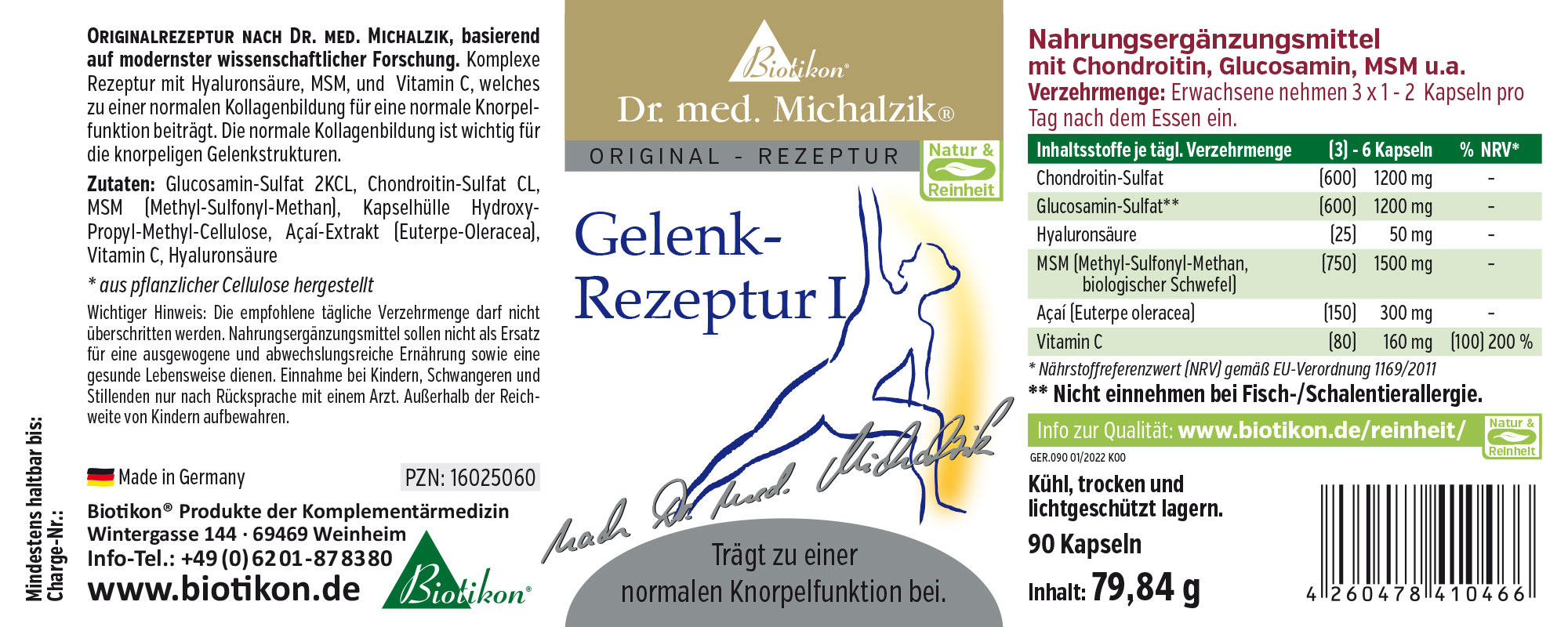 Gelenk-Rezeptur I + II