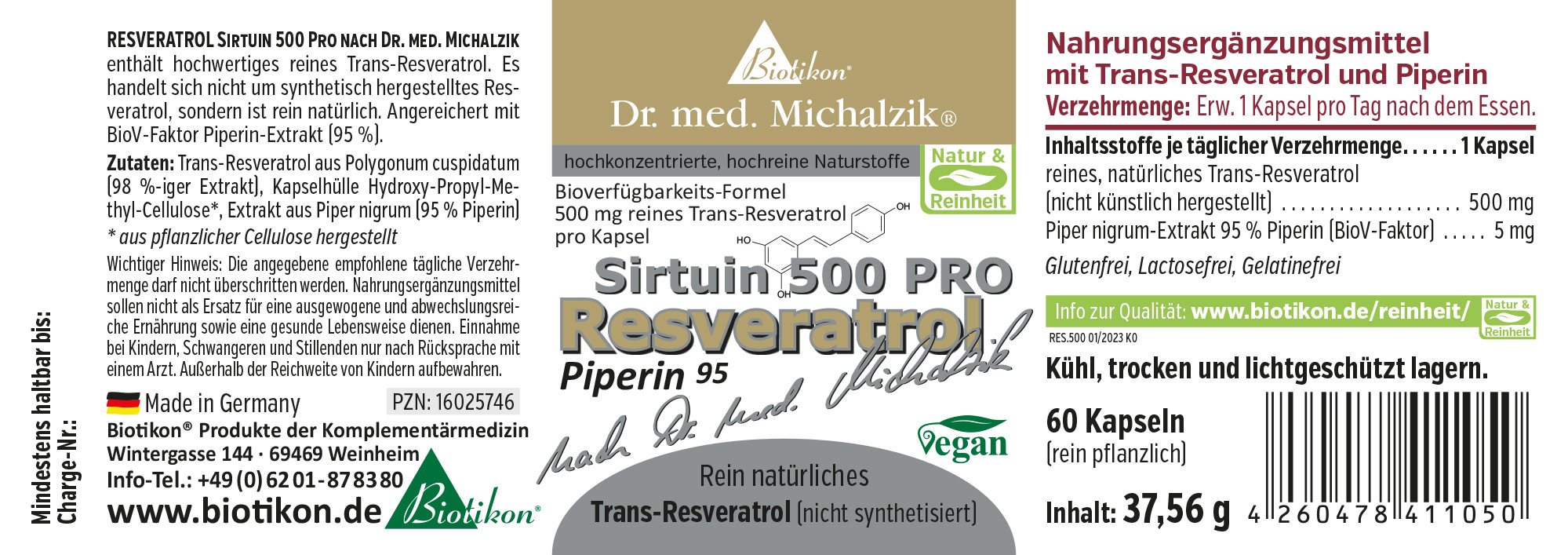 Resveratrol 500 PRO