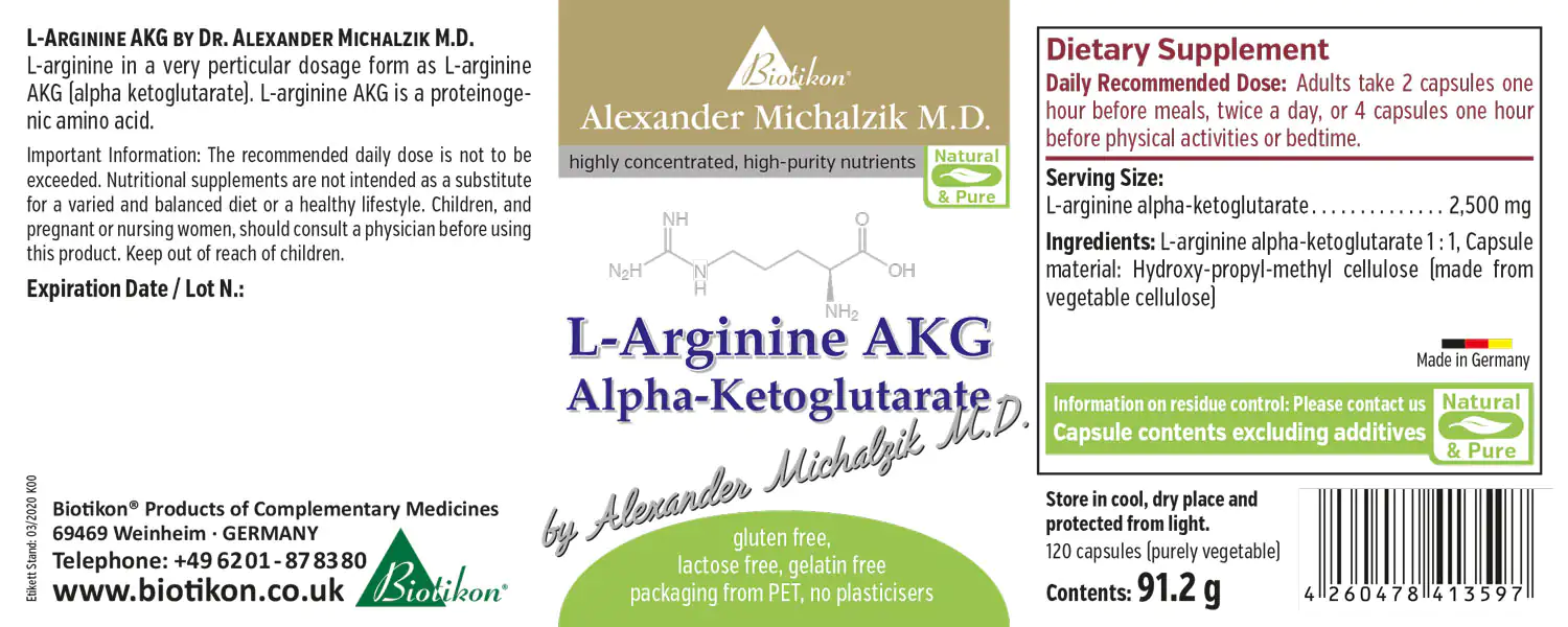 Arginine Alpha-Ketoglutarate