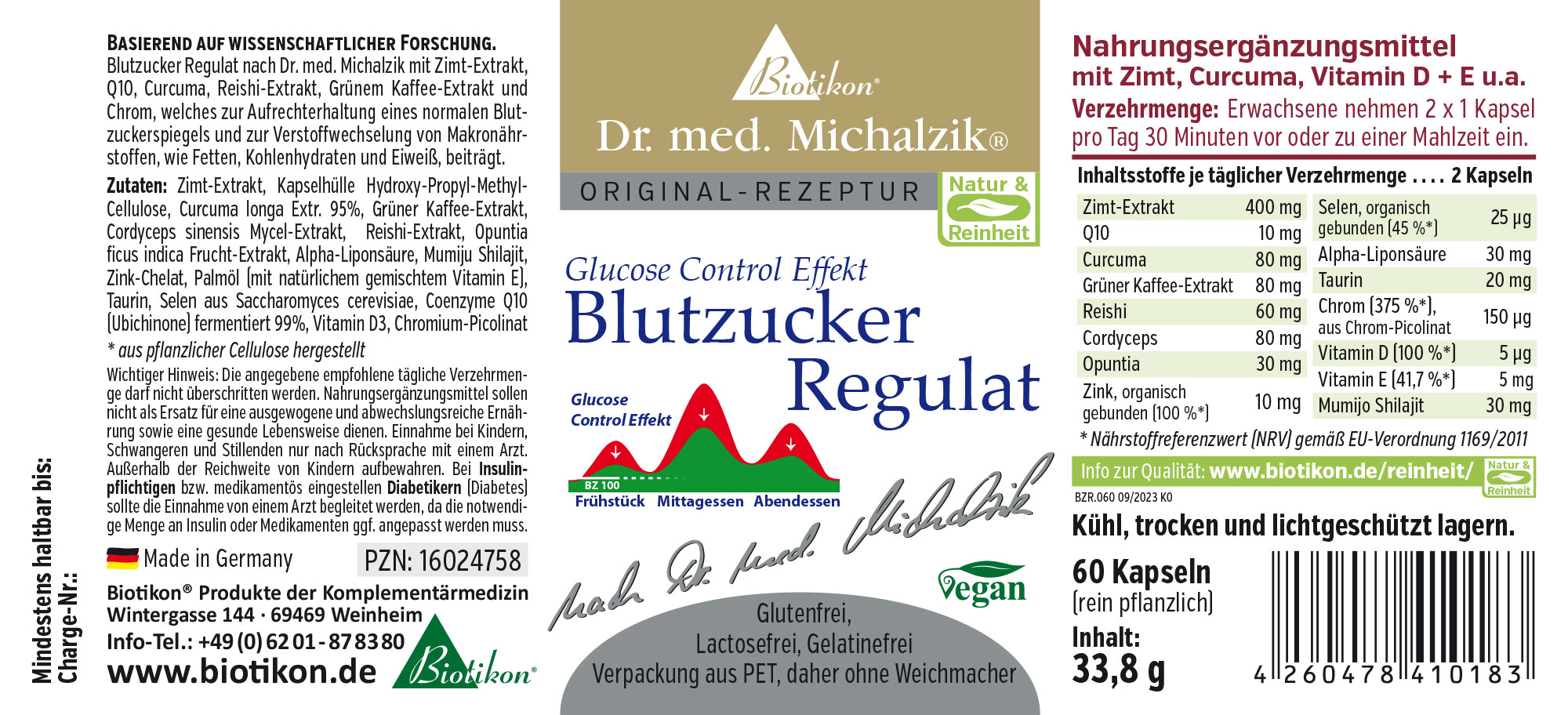 Blutzucker Regulat