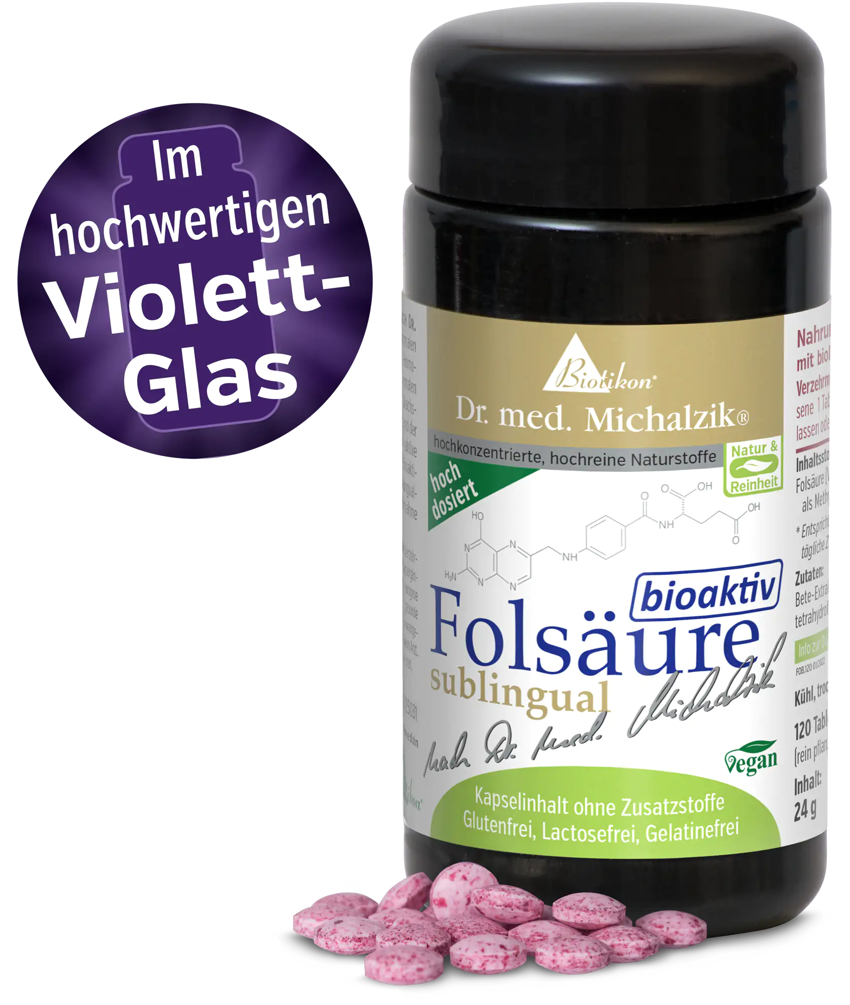 Folsäure bioaktiv (Vitamin B9)