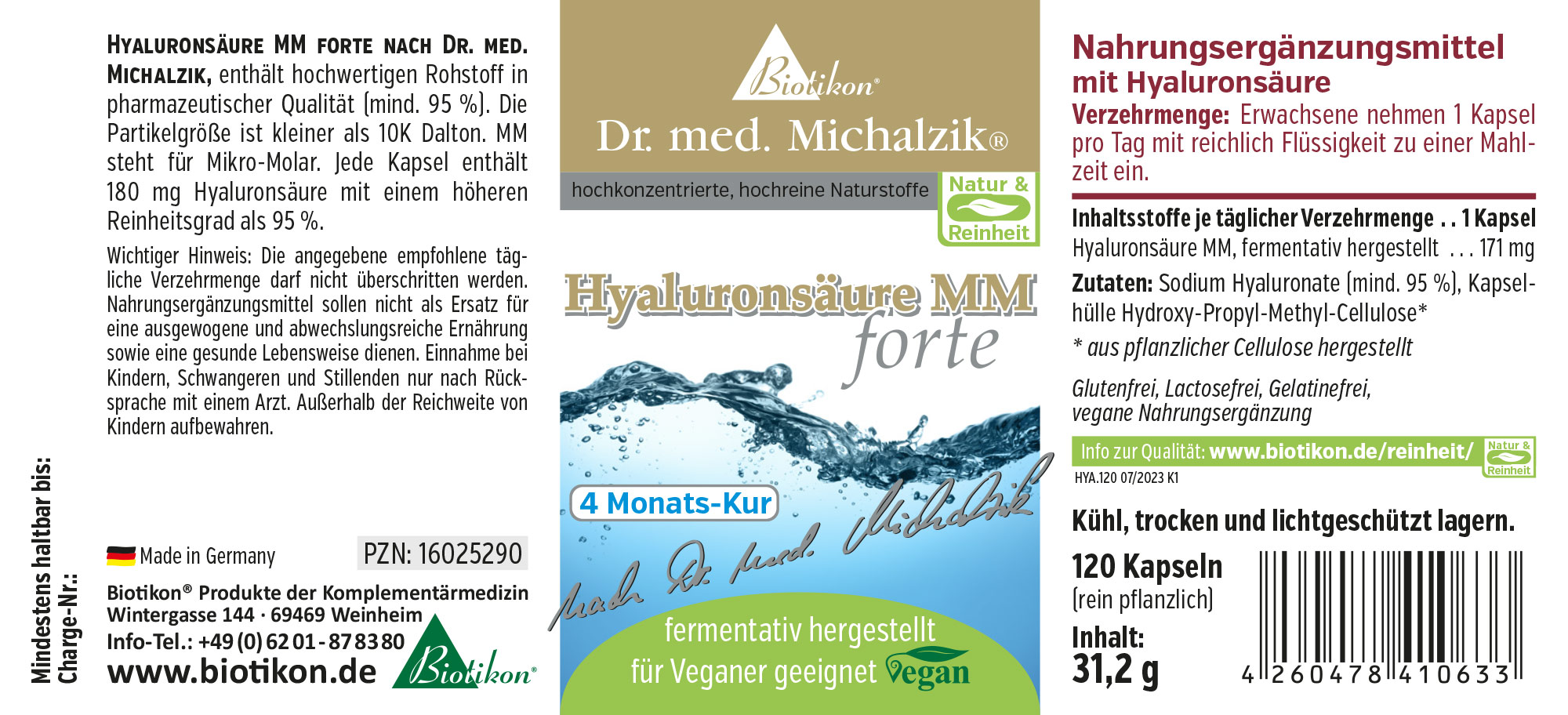 Hyaluronsäure MM forte
