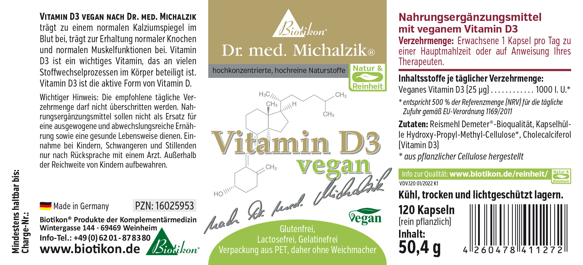 Vitamin D3 vegan